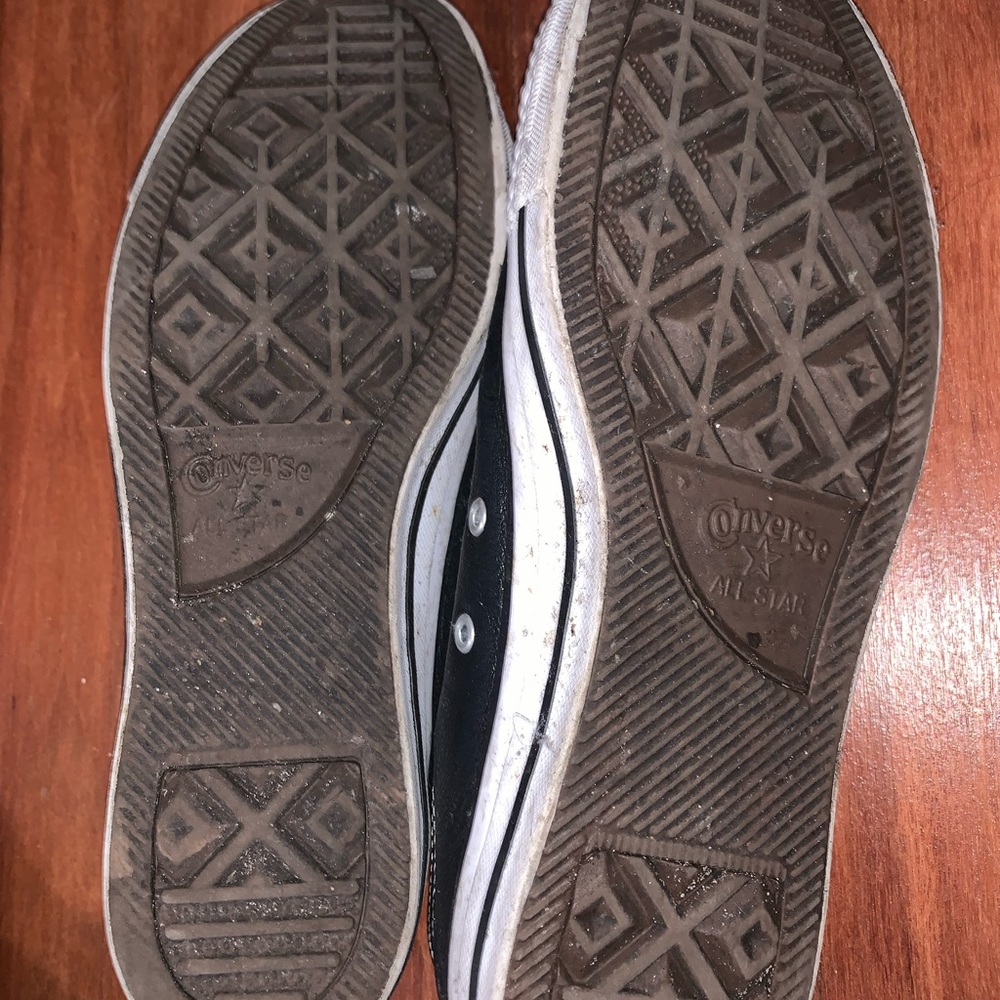 Converse Leather Black- new